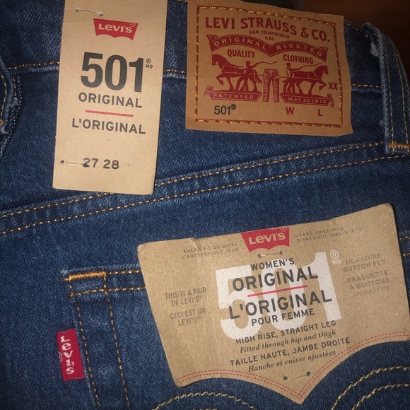 Levi 501 jeans 27 - Picture 3 of 5